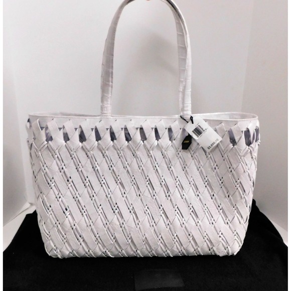 Nancy Gonzalez Handbags - New Nancy Gonzalez White Genuine Crocodile Leather XL Tote‎ Bag NWT $3950rt